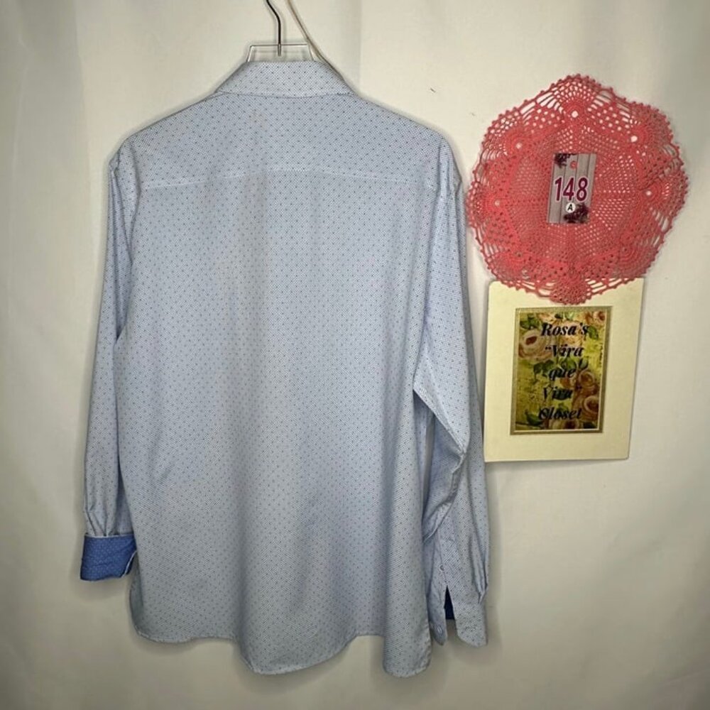 NWT Tom Baine Button Down Performance Collection Slim Fit Shirt XXL - Picture 5 of 12